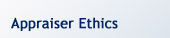 Appraiser Code of Ethics